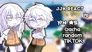 Jjk react to yn as gacha random tiktok5 partLIRISS [upl. by Eirojram]