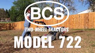 BCS TwoWheel Tractor Spotlight Model 722 [upl. by Llertak492]