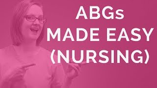 Arterial Blood Gas Interpretation ABGs Made Easy Nursing [upl. by Bonns]