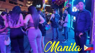 Manila Nightlife 🇵🇭  Red Light District Breakdown  P Burgos St [upl. by Franck]