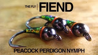 Peacock Perdigon Euro Nymph Fly Tying Tutorial  The Fly Fiend [upl. by Torto]