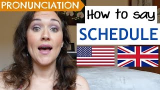 How to Pronounce SCHEDULE US UK amp Australian pronunciation [upl. by Vokaay]