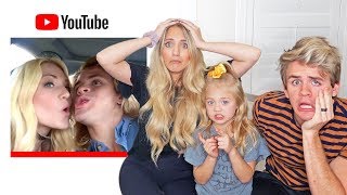 Reacting To Our First Ever Youtube Video This Was So Embarrassing [upl. by Joed915]