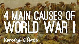 4 MAIN Causes of World War I Explained [upl. by Nylqcaj]