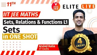 Sets Relations amp Functions Class 11  Lecture 1  JEE Main  JEE Advanced Arvind Kalia Sir Vedantu [upl. by Annoda]