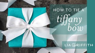 How to Tie a Tiffany Bow [upl. by Emmie]