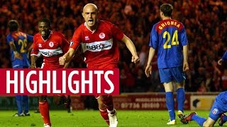 MATCH HIGHLIGHTS  Boro 4 Steaua Bucharest 2 April 2006 [upl. by Egerton]