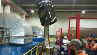 Big Diesel Engine 23000HP Piston Removal amp Power Plant Tour ENG SUBS [upl. by Kristopher45]