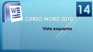 Curso Word 2010 AV Vista esquema Vídeo 14 [upl. by Joscelin]