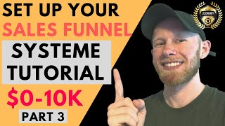 How to Set Up a 2Step Funnel Using Systemeio Part 35 Full Course [upl. by Lusar908]