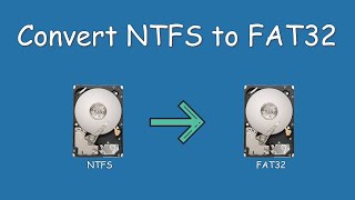 How to convert partition from NTFS to FAT in Win 8 [upl. by Tennos]