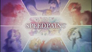 The Mane 6 Redesigns Gen 5  MLP Speedpaint [upl. by Llerut]