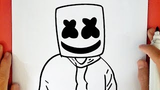 HOW TO DRAW MARSHMELLO [upl. by Ellasal]