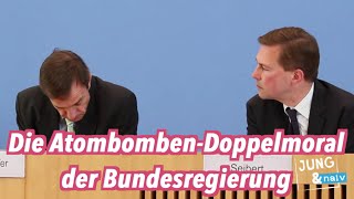 Die AtombombenDoppelmoral der Bundesregierung [upl. by Nylegna739]