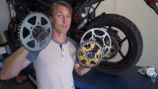 Motorcycle Gearing Changes Explained  MC Garage [upl. by Aubarta]