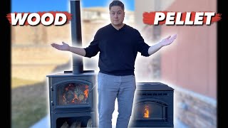 Wood Stove vs Pellet Stove Which one is better for heating [upl. by Idid]