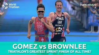 Gomez V Brownlee  An all time great sprint finish [upl. by Remus]