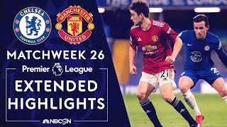 Chelsea v Manchester United  PREMIER LEAGUE HIGHLIGHTS  2282021  NBC Sports [upl. by Rachael42]