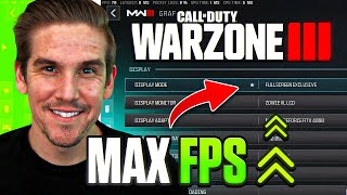 NEW BEST CONTROLLER amp GRAPHICS Settings in WARZONE 3 MW3 WARZONE [upl. by Carbo]