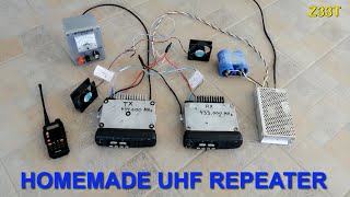 How to make an Excellent and Cheap UHF REPEATER with 2x Motorola GM340 [upl. by Ehrsam]