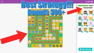 Blooket Tower Defense BEST Strategy For Rounds 300 [upl. by Ydnab]