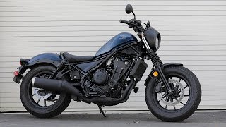 2020 Honda Rebel 500 Review  MC Commute [upl. by Zetra21]