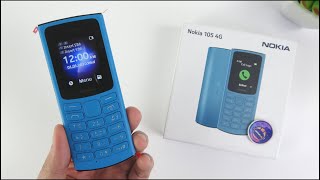 Nokia 105 4G Unboxing  HandsOn Design Unbox Test Game [upl. by Tsnre]