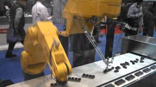 FANUC robots at PackExpo 2014 [upl. by Ahseined277]