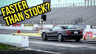 I Drag Raced My 8900 MercedesBenz SL55 AMG [upl. by Jeunesse]