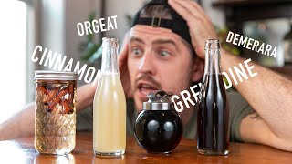 4 EASY to Make Cocktail Syrups  grenadine amp orgeat [upl. by Megan]