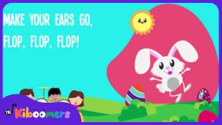 Easter Bunny Hop Lyric Video  The Kiboomers Preschool Songs amp Nursery Rhymes [upl. by Anoyek]