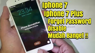 Flashing Iphone 7  7 Plus  Dinonaktifkan Disable Lupa Password Bootloop Stuck Logo Itunes [upl. by Bigot779]