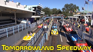 Tomorrowland Speedway FULL POV Ride at Walt Disney World 2017 Autopia  Magic Kingdom [upl. by Leffert]