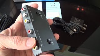 AV to HDMI Converter with Switcher [upl. by Enoryt]