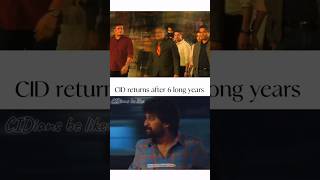 CID returns 🥹  CID season 2  CID trio  CID new episode  Abhijeet Daya ACP Pradyuman  cid [upl. by Niltag716]