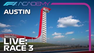 F1 ACADEMY LIVE Race 3  Austin 2023 [upl. by Everara723]