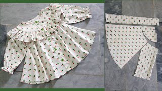 Round yok frock cutting and stitching [upl. by Ialda219]