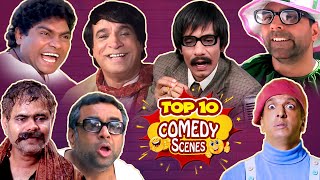 Top 10 Bollywood Comedy Scenes  Akshay Kumar  Paresh Rawal  Johnny Lever  Rajpal Yadav [upl. by Annez]