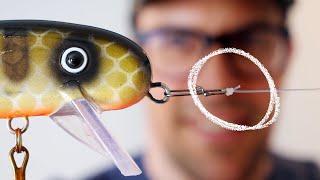 How to Tie a Fluorocarbon Leader for Pike and Musky with NO CRIMPS [upl. by Cami]