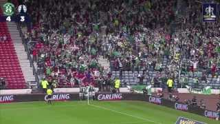 Hibernian 43 Falkirk  GOALS  Scottish Cup Semi Final 2013 [upl. by Schurman]