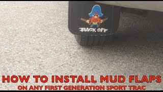 How to Install Mud Flaps at Home [upl. by Ortensia]