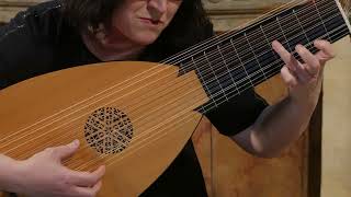 S L Weiss  London Suite IV  Evangelina Mascardi baroque lute [upl. by Notterb]