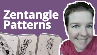 9 Easy Zentangle Patterns for Beginners  Organic amp Botanical [upl. by Myke298]