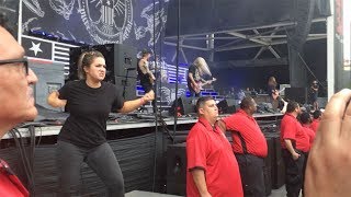 Passionate Sign Language Interpreter At Rock Gig [upl. by Amekahs]