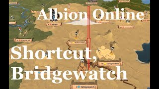 Albion Online  Caerleon to Bridgewatch fast almost safely [upl. by Garlan]