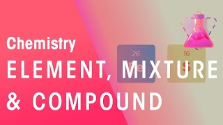 What Is An Element Mixture And Compound  Properties of Matter  Chemistry  FuseSchool [upl. by Vijnas147]