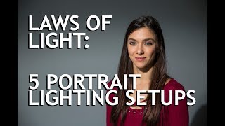 Laws of Light 5 Portrait Lighting Setups [upl. by Suoinuj]