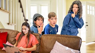 KIDS get CAUGHT sneaking out of the house From the NANNY [upl. by Remmus]