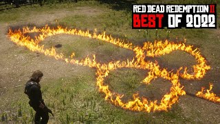 TOP 500 FUNNIEST MOMENTS in RDR2 Best of 2022 [upl. by Retsek480]