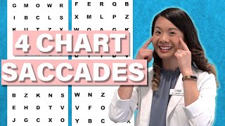 Vision Therapy Exercise  4 Chart Saccades Exercise [upl. by Neelyad]